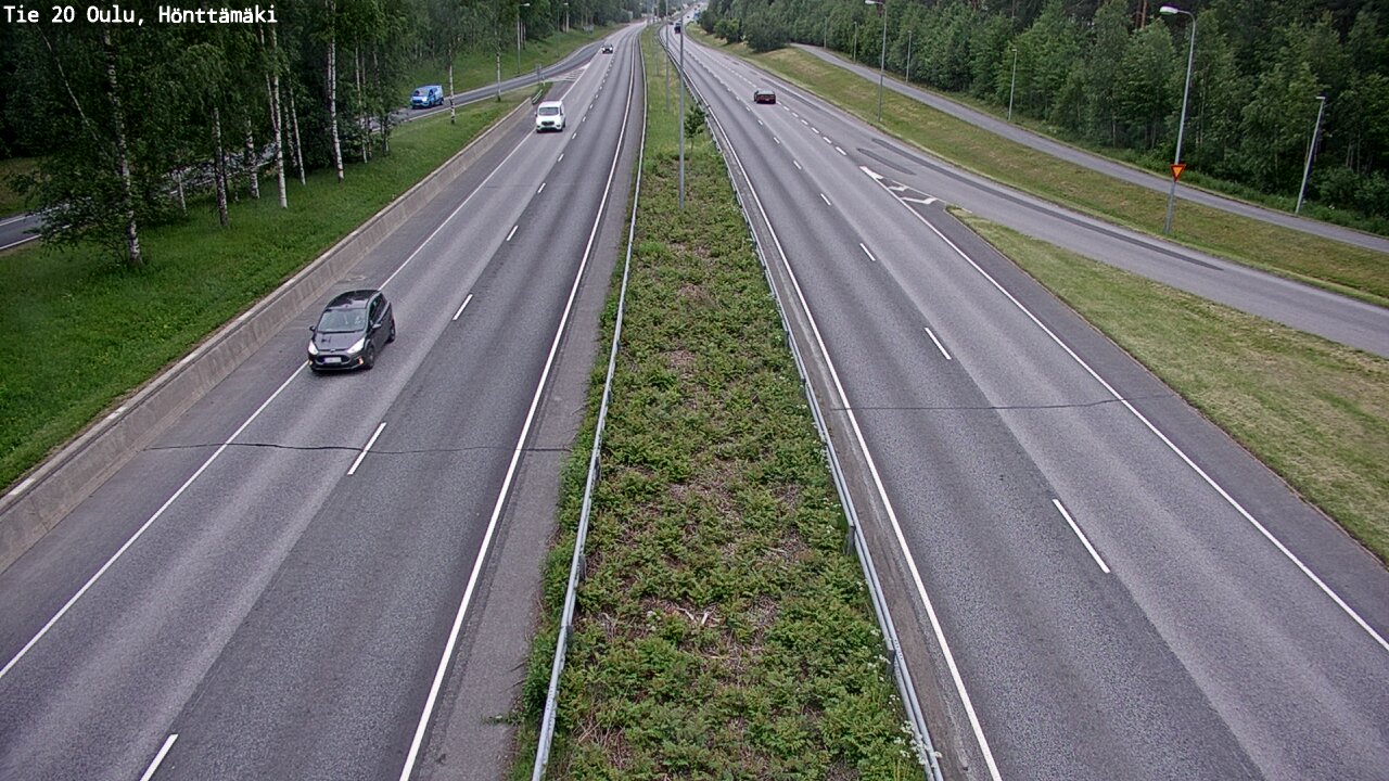 Kelikamerat Kuva Tie 20 Oulu, Hönttämäki, Oulu, Pohjois-Pohjanmaa