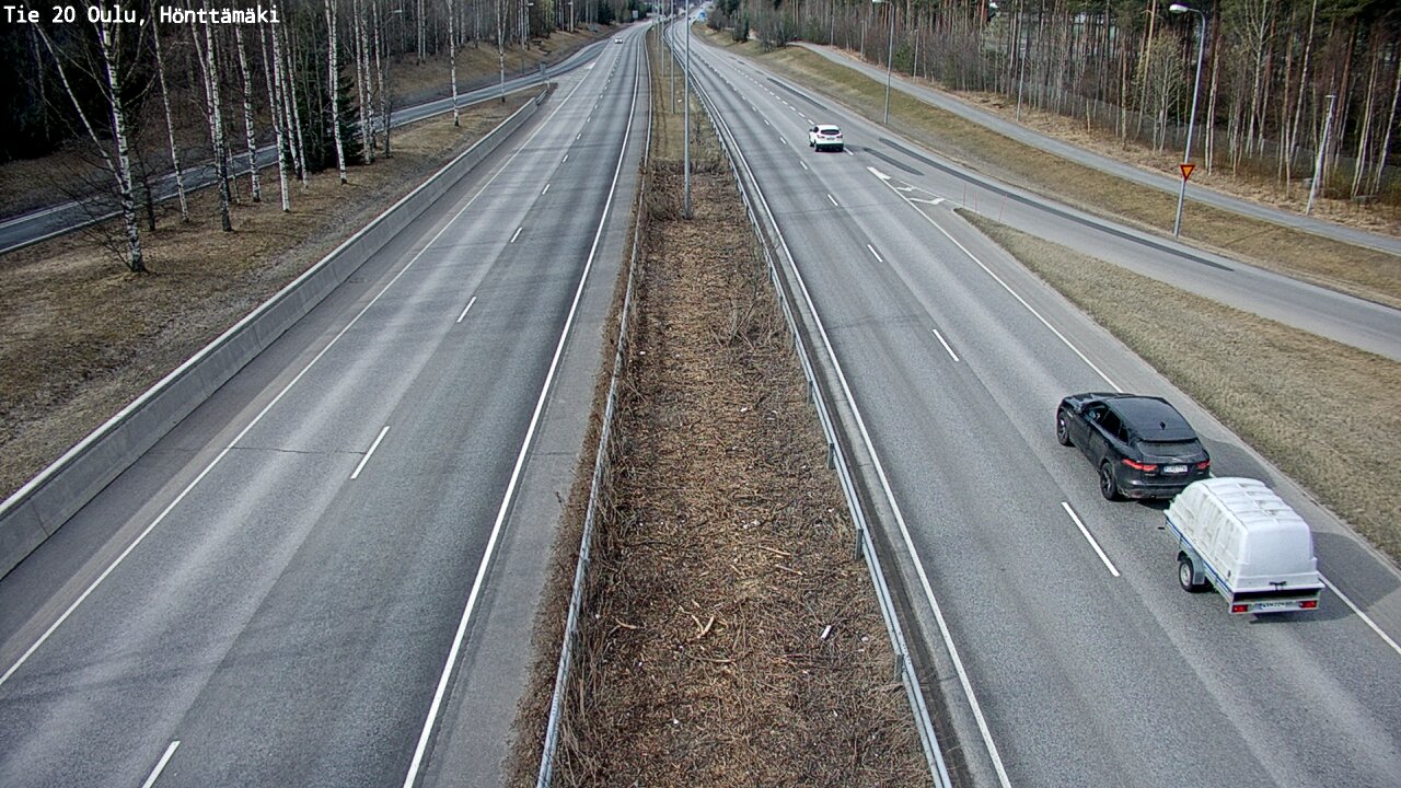 Weather Camera Image Road 20 Oulu, Hönttämäki, Oulu, Pohjois-Pohjanmaa