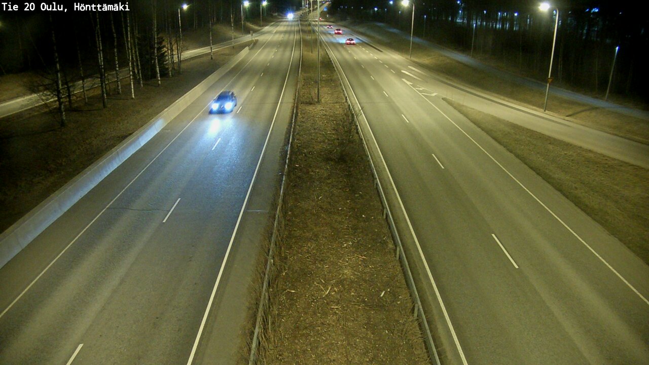 Weather Camera Image Road 20 Oulu, Hönttämäki, Oulu, Pohjois-Pohjanmaa