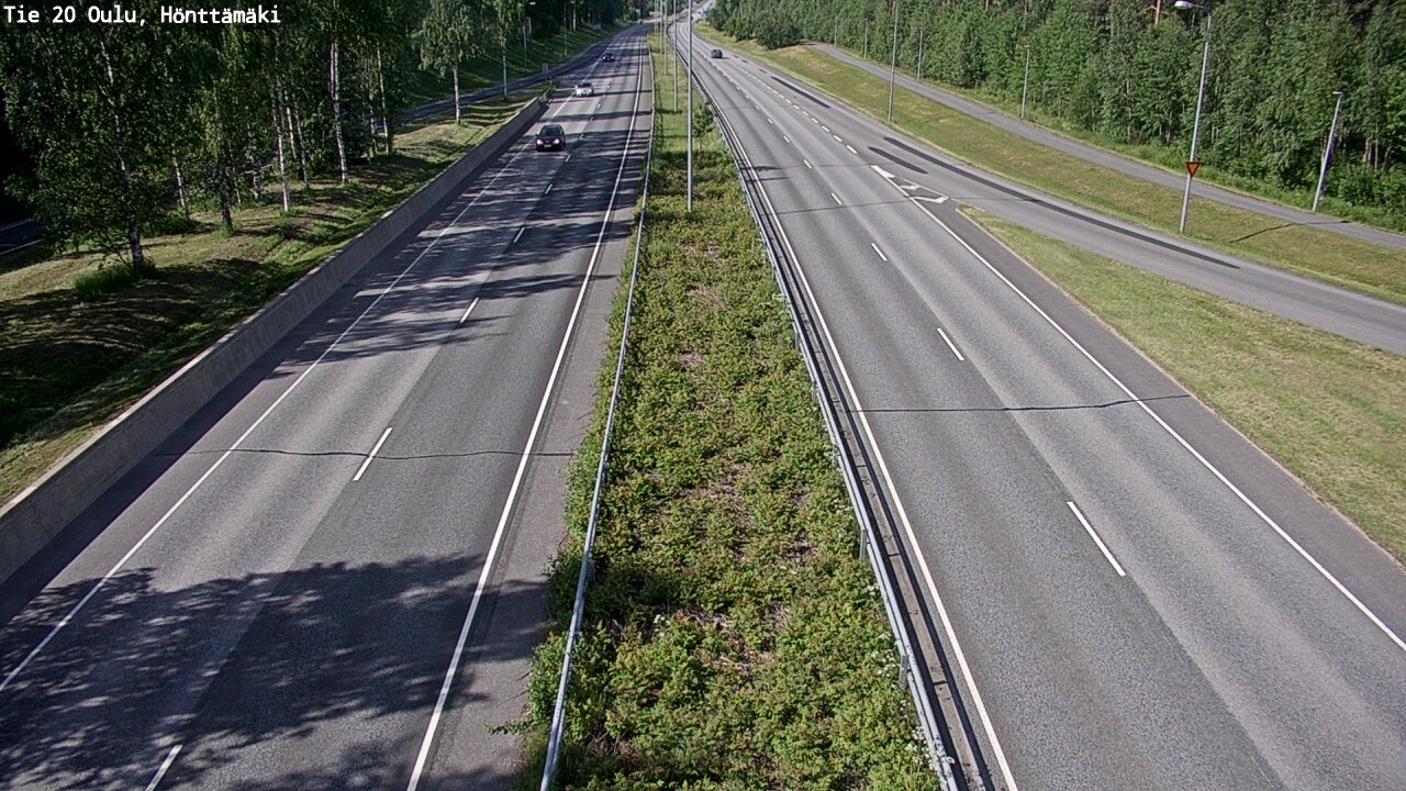 Weather Camera Image Road 20 Oulu, Hönttämäki, Oulu, Pohjois-Pohjanmaa