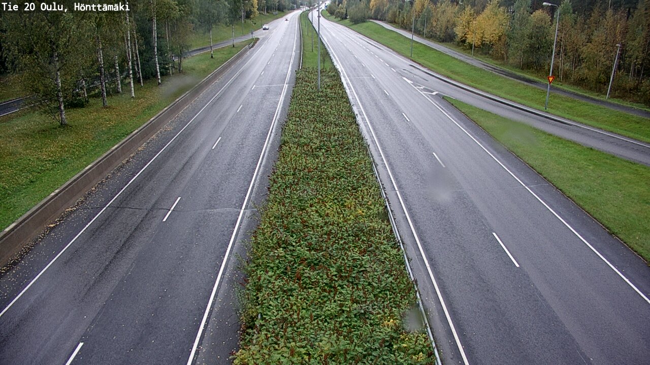 Weather Camera Image Road 20 Oulu, Hönttämäki, Oulu, Pohjois-Pohjanmaa