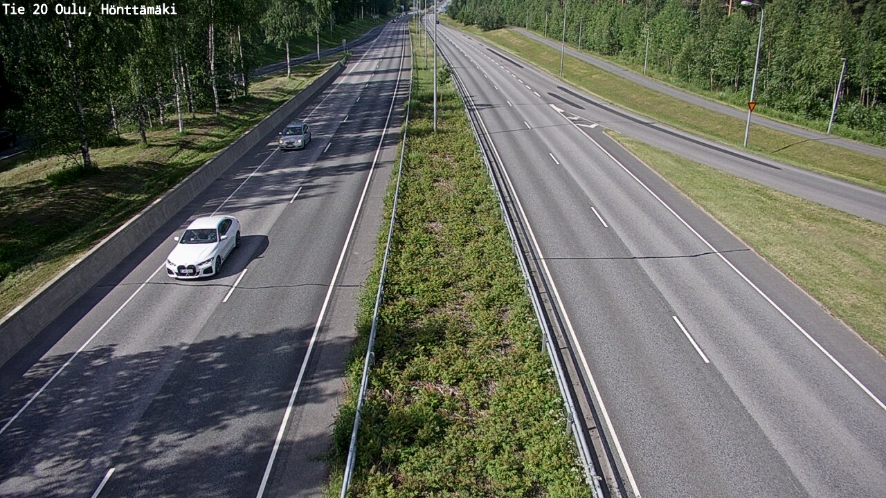 Weather Camera Image Road 20 Oulu, Hönttämäki, Oulu, Pohjois-Pohjanmaa