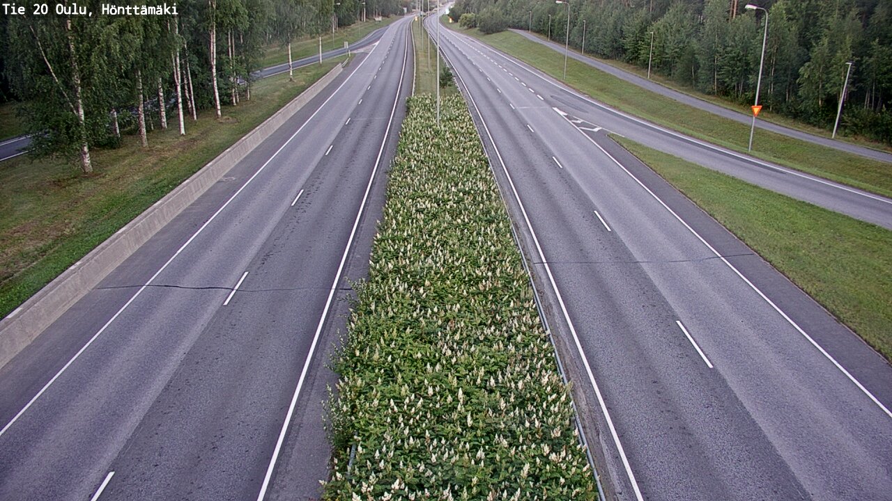 Kelikamerat Kuva Tie 20 Oulu, Hönttämäki, Oulu, Pohjois-Pohjanmaa
