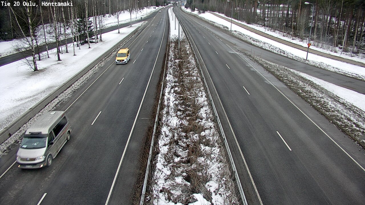 Weather Camera Image Road 20 Oulu, Hönttämäki, Oulu, Pohjois-Pohjanmaa