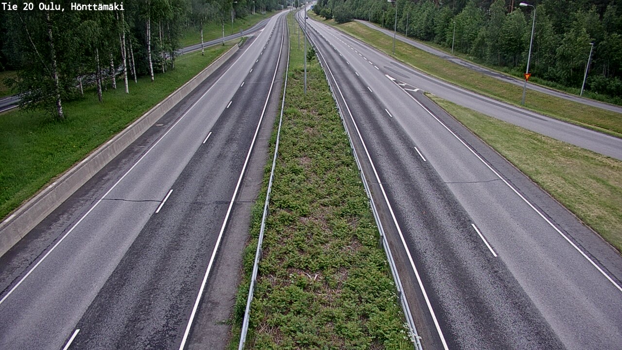 Kelikamerat Kuva Tie 20 Oulu, Hönttämäki, Oulu, Pohjois-Pohjanmaa