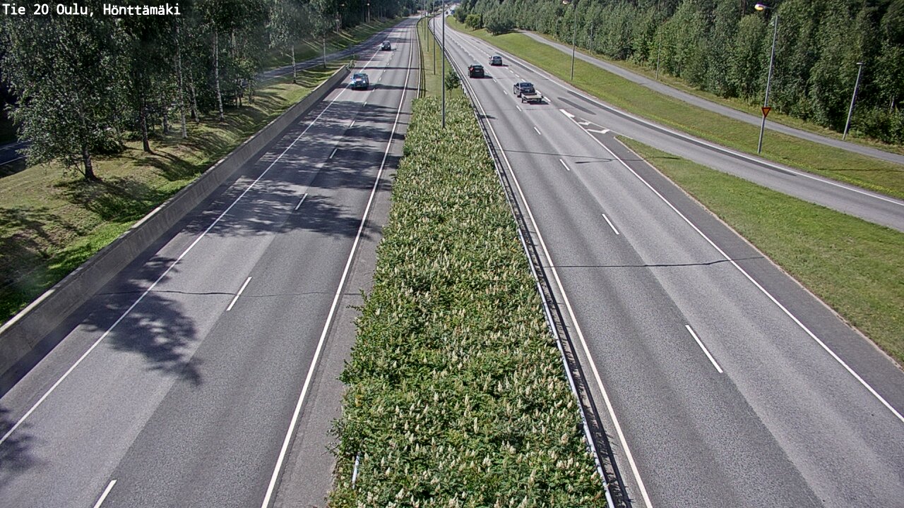 Kelikamerat Kuva Tie 20 Oulu, Hönttämäki, Oulu, Pohjois-Pohjanmaa
