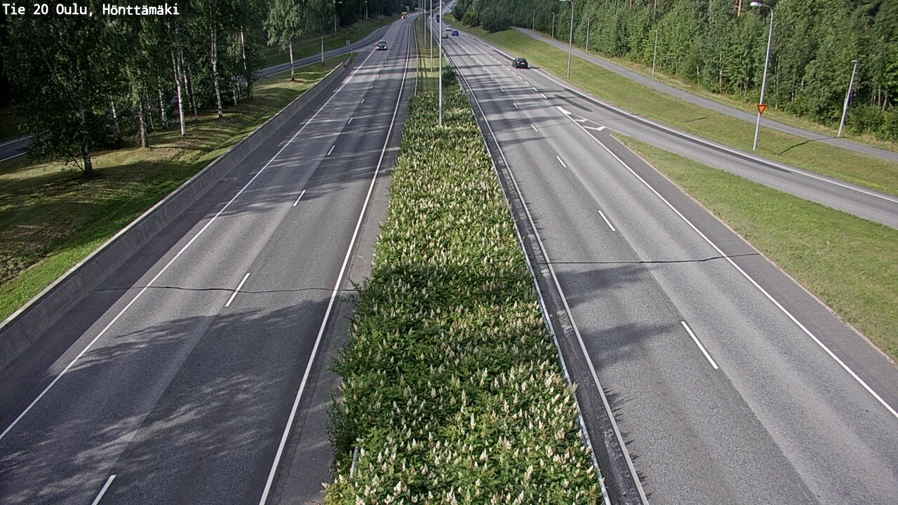 Weather Camera Image Road 20 Oulu, Hönttämäki, Oulu, Pohjois-Pohjanmaa