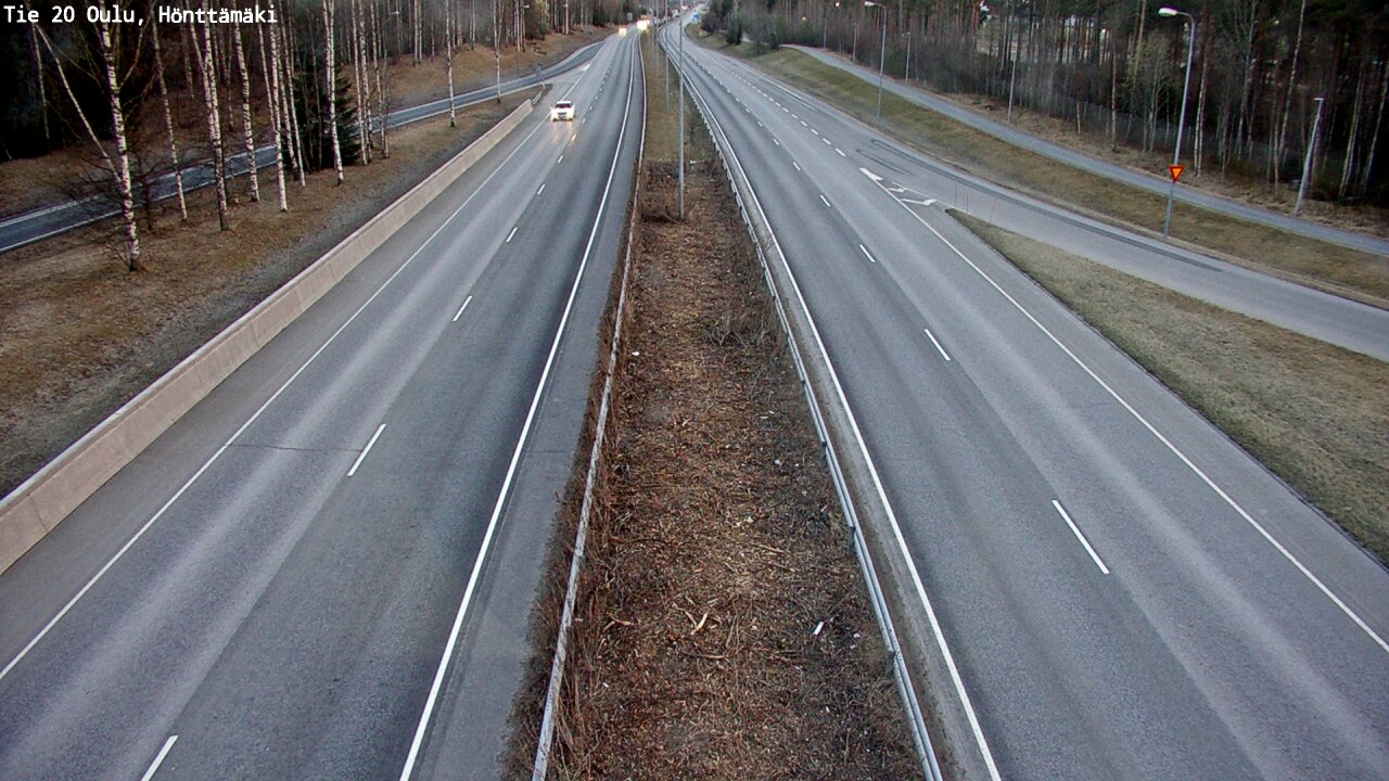Weather Camera Image Road 20 Oulu, Hönttämäki, Oulu, Pohjois-Pohjanmaa