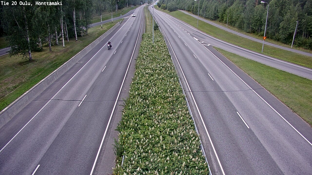 Weather Camera Image Road 20 Oulu, Hönttämäki, Oulu, Pohjois-Pohjanmaa