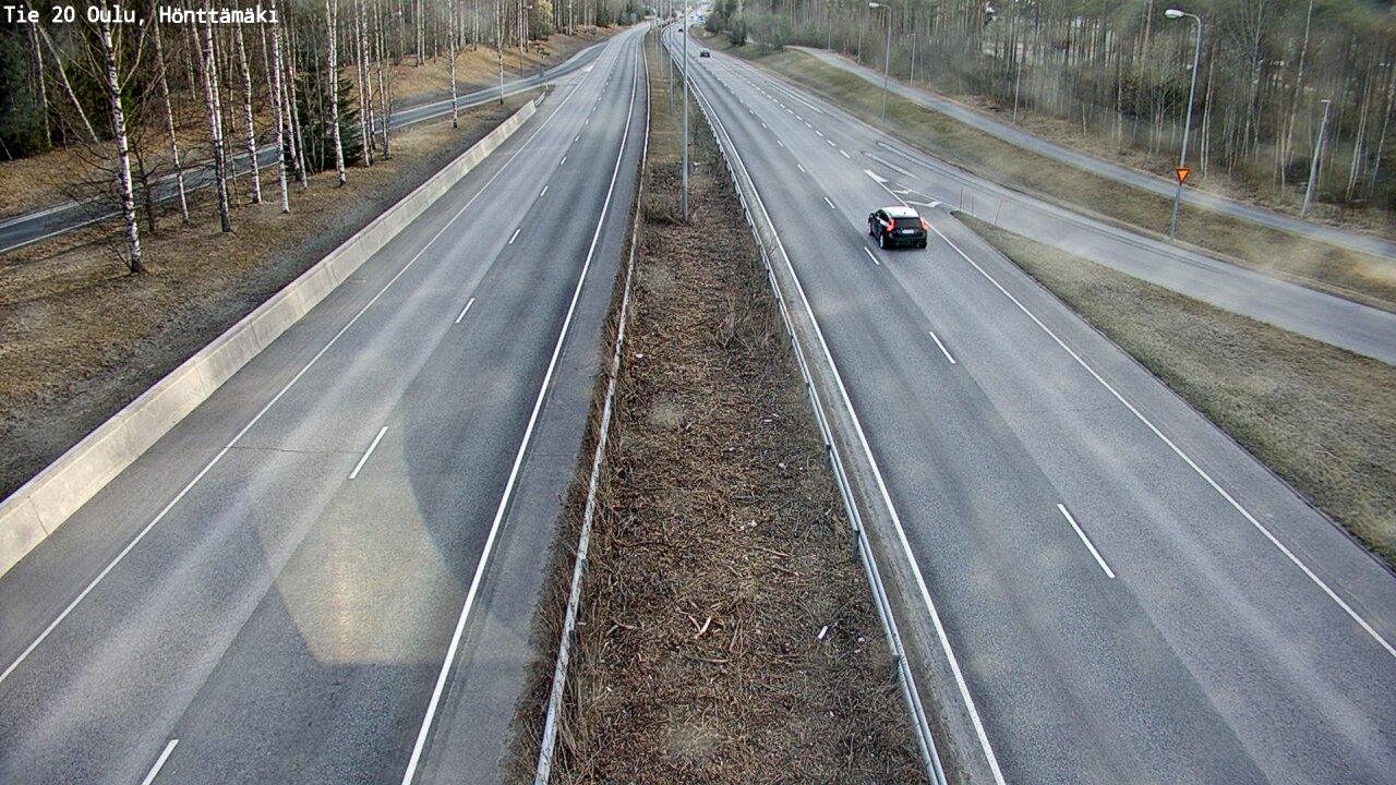 Weather Camera Image Road 20 Oulu, Hönttämäki, Oulu, Pohjois-Pohjanmaa