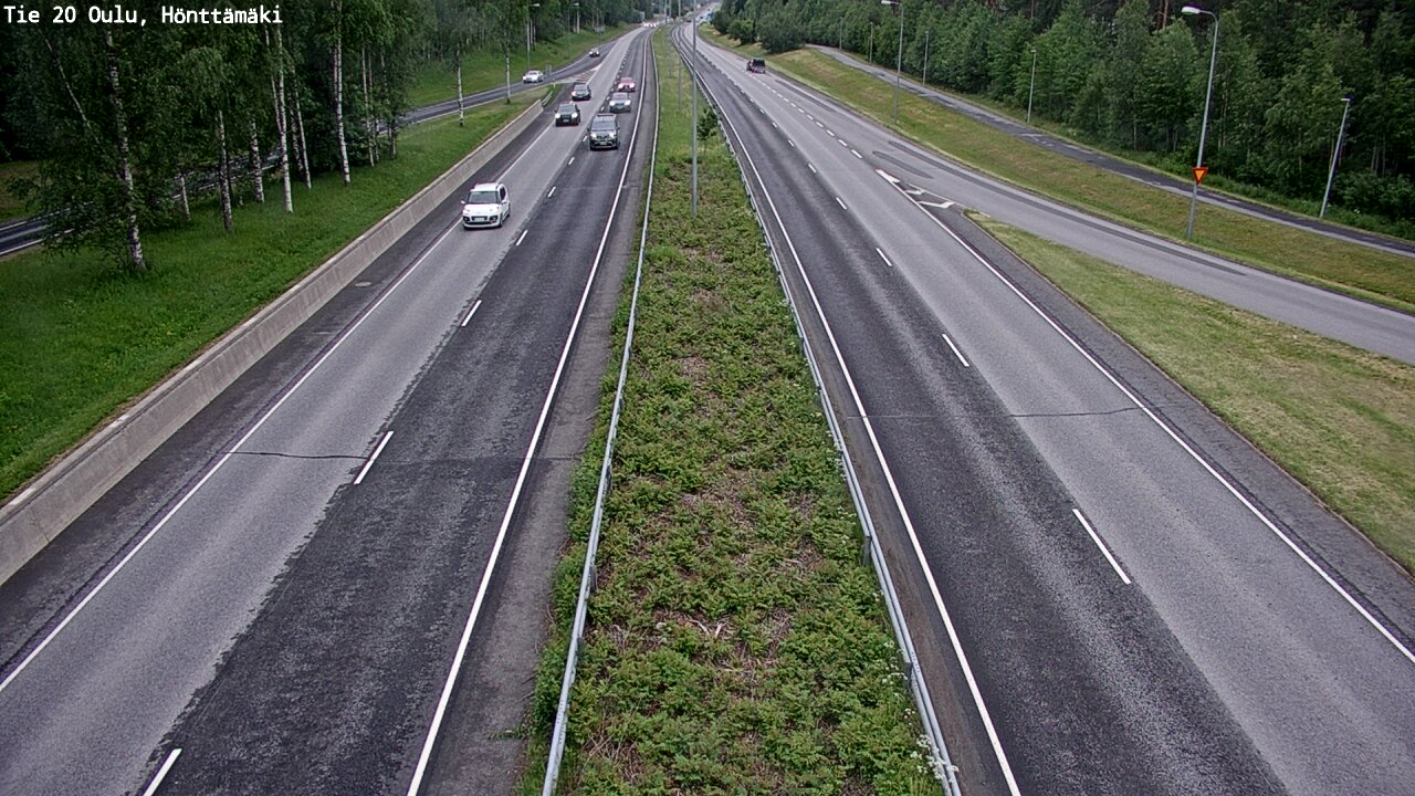 Kelikamerat Kuva Tie 20 Oulu, Hönttämäki, Oulu, Pohjois-Pohjanmaa
