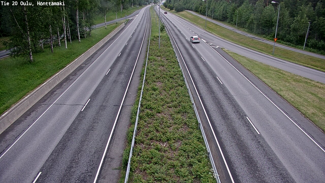 Kelikamerat Kuva Tie 20 Oulu, Hönttämäki, Oulu, Pohjois-Pohjanmaa