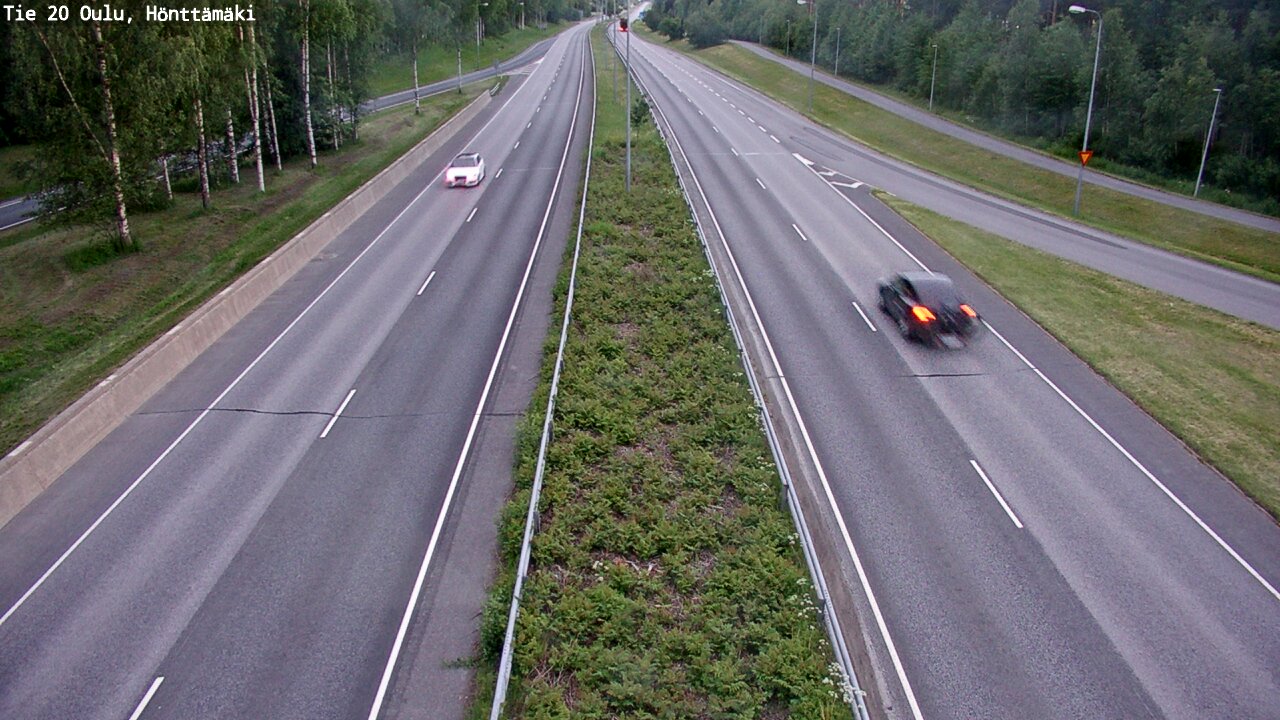 Weather Camera Image Road 20 Oulu, Hönttämäki, Oulu, Pohjois-Pohjanmaa