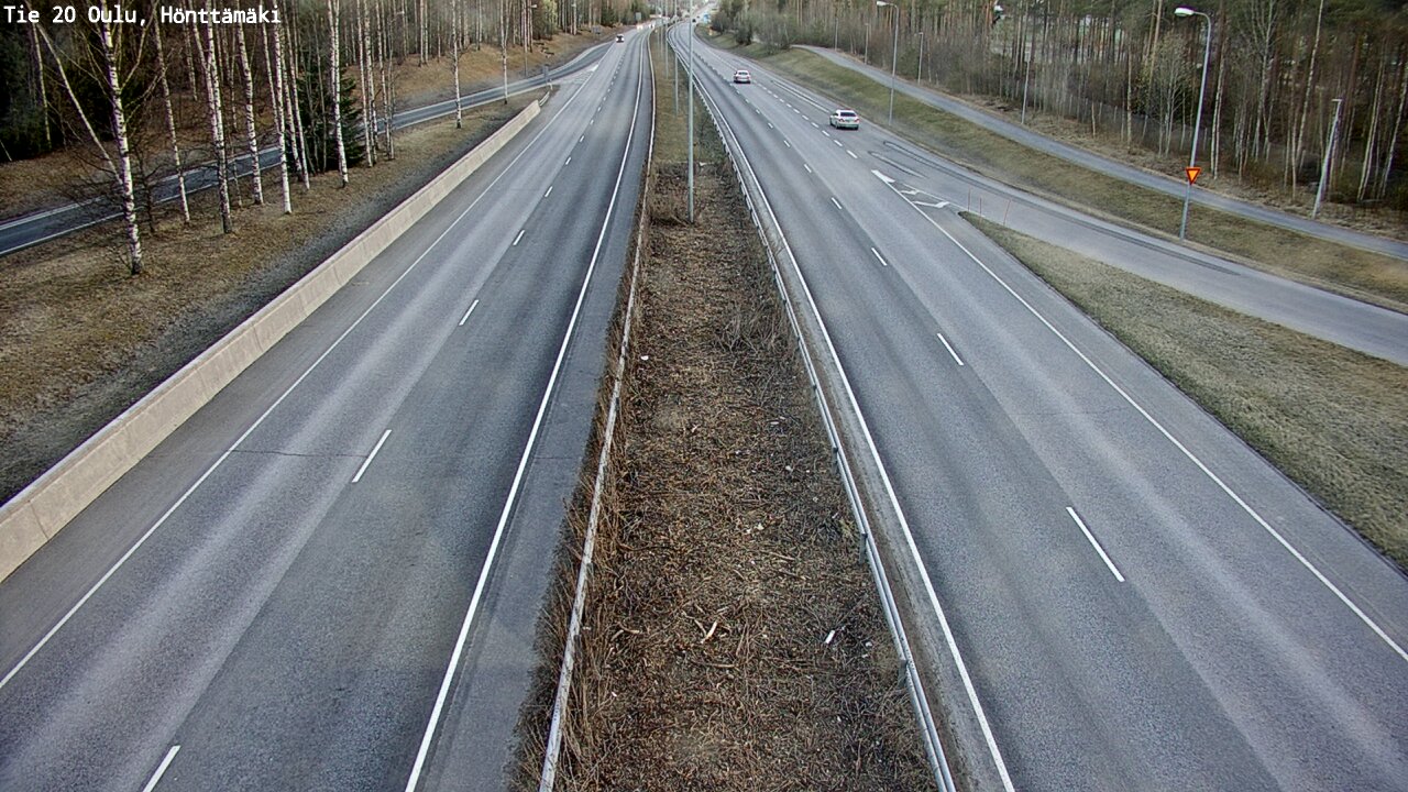 Weather Camera Image Road 20 Oulu, Hönttämäki, Oulu, Pohjois-Pohjanmaa