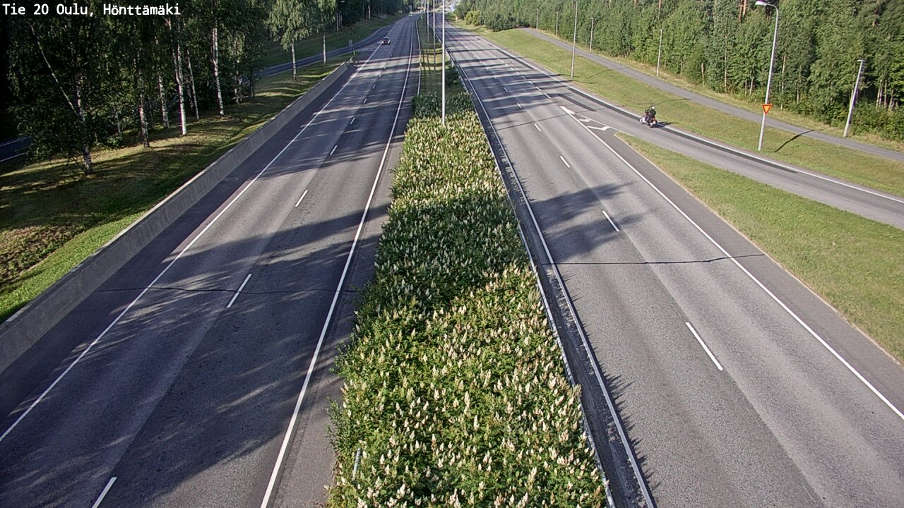 Weather Camera Image Väg 20 Oleåborg, Hönttämäki, Oulu, Pohjois-Pohjanmaa
