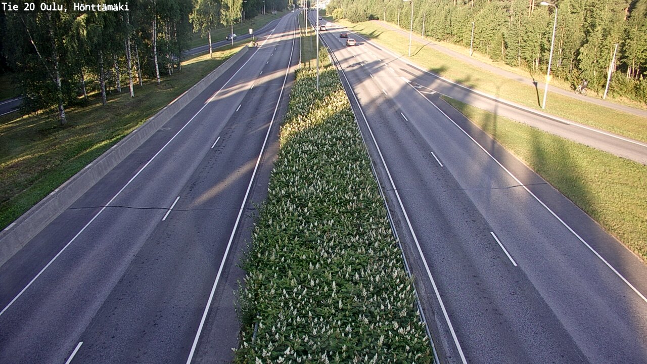 Weather Camera Image Väg 20 Oleåborg, Hönttämäki, Oulu, Pohjois-Pohjanmaa