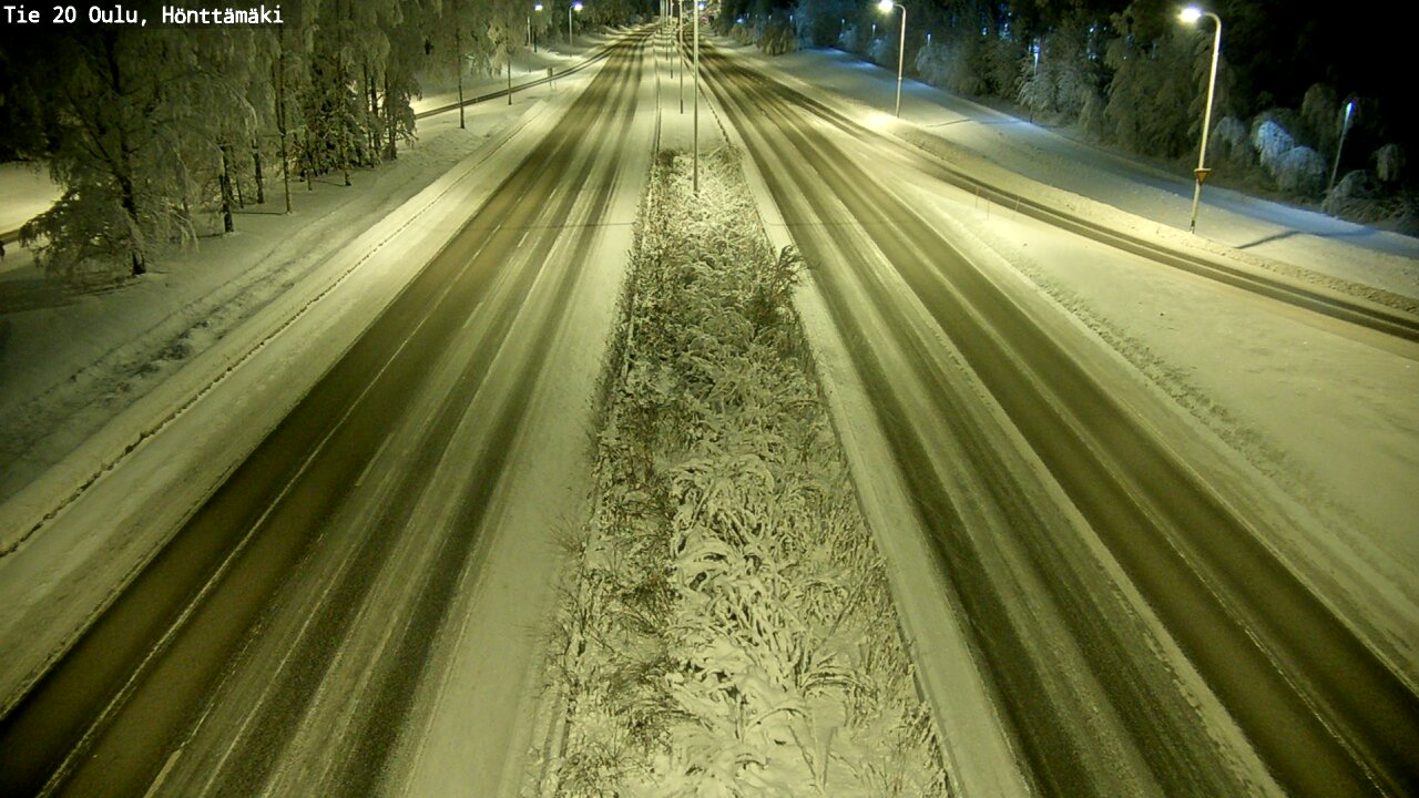 Kelikamerat Kuva Tie 20 Oulu, Hönttämäki, Oulu, Pohjois-Pohjanmaa