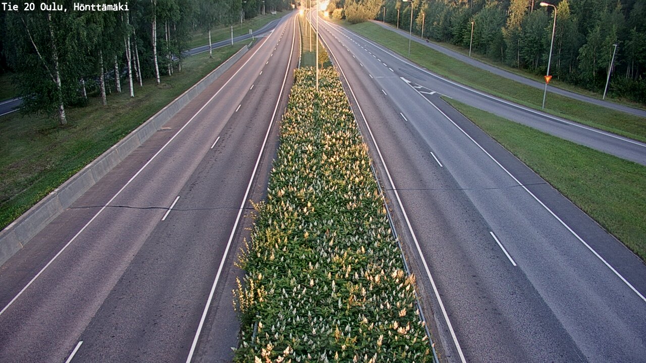 Kelikamerat Kuva Tie 20 Oulu, Hönttämäki, Oulu, Pohjois-Pohjanmaa
