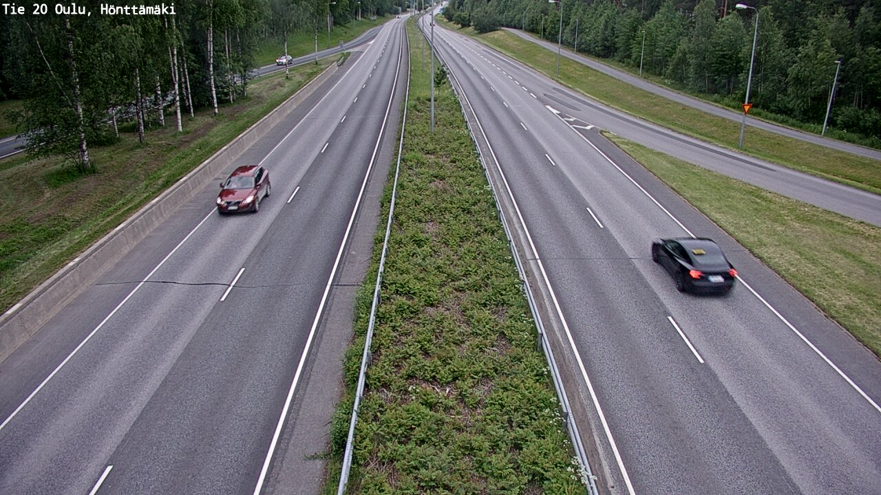 Weather Camera Image Road 20 Oulu, Hönttämäki, Oulu, Pohjois-Pohjanmaa