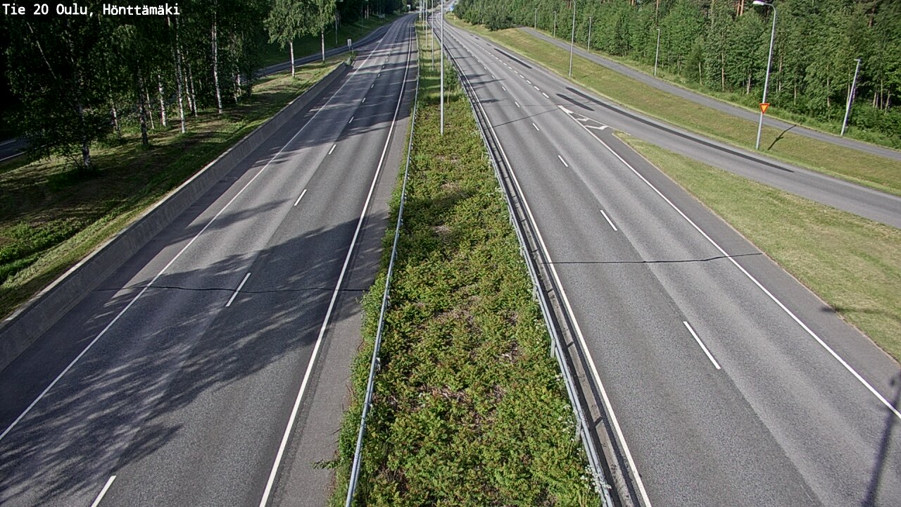 Weather Camera Image Road 20 Oulu, Hönttämäki, Oulu, Pohjois-Pohjanmaa