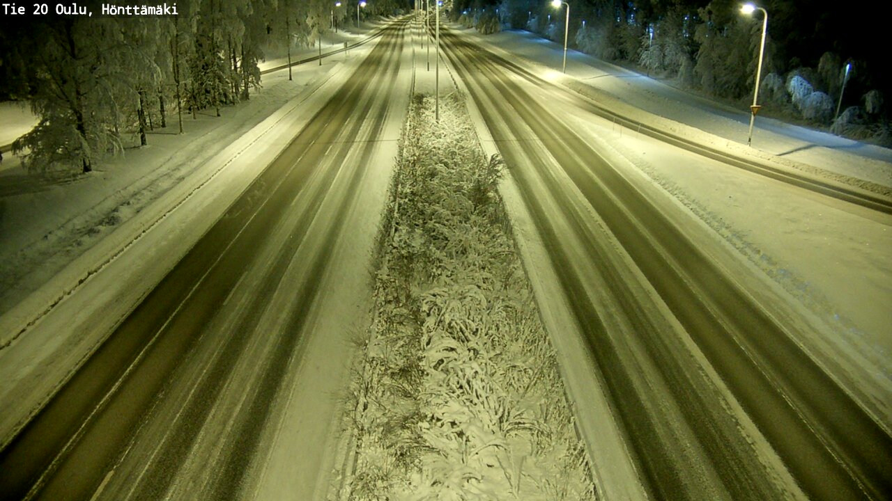 Kelikamerat Kuva Tie 20 Oulu, Hönttämäki, Oulu, Pohjois-Pohjanmaa