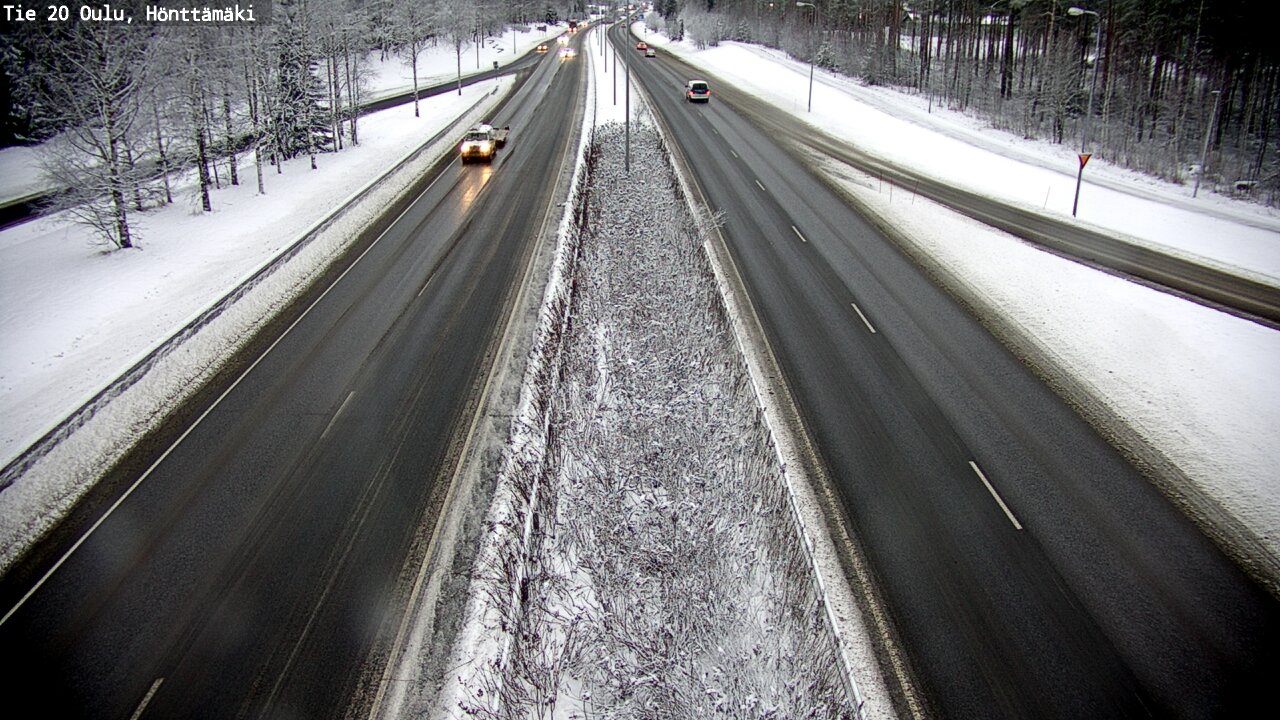 Weather Camera Image Väg 20 Oleåborg, Hönttämäki, Oulu, Pohjois-Pohjanmaa