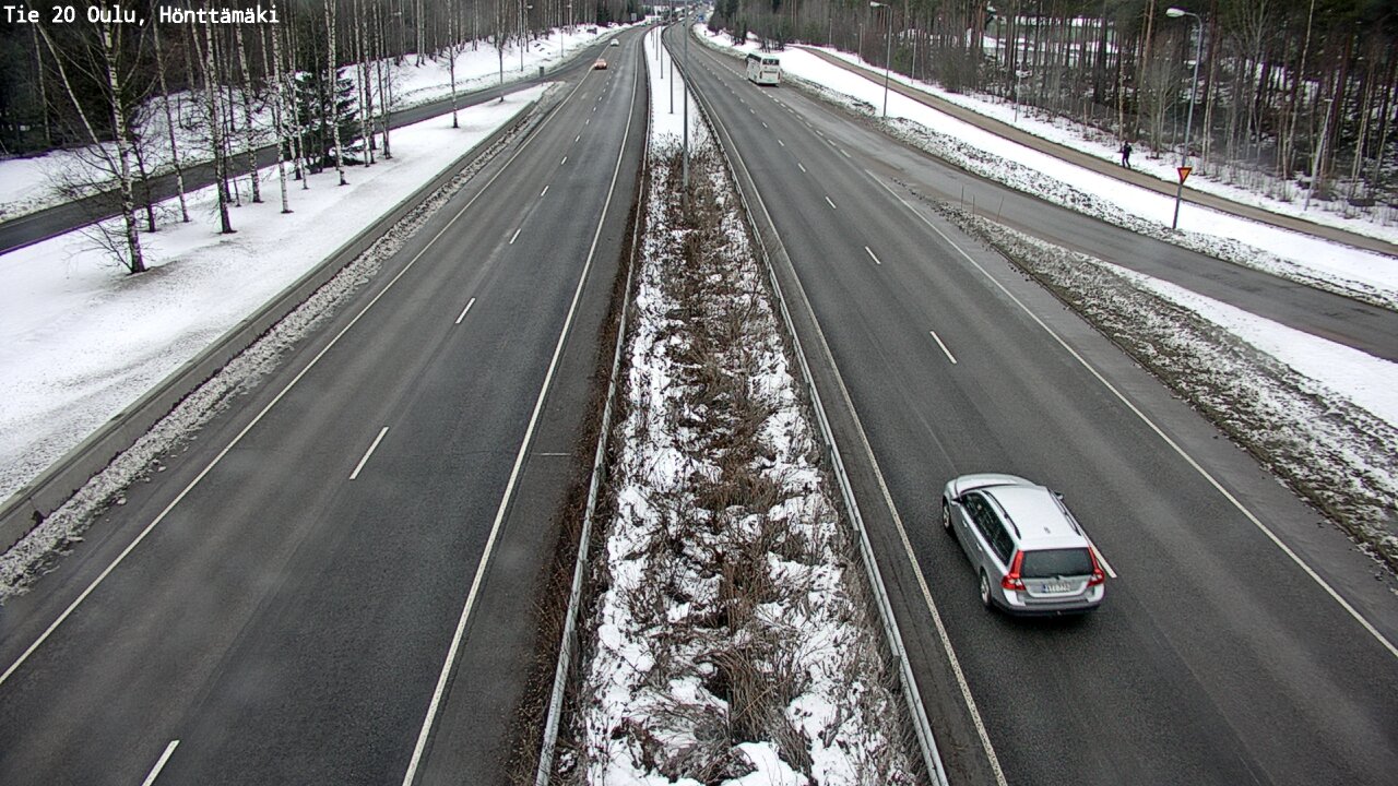Weather Camera Image Road 20 Oulu, Hönttämäki, Oulu, Pohjois-Pohjanmaa