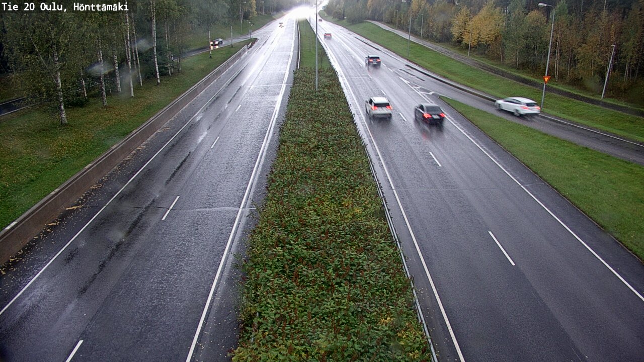Weather Camera Image Road 20 Oulu, Hönttämäki, Oulu, Pohjois-Pohjanmaa