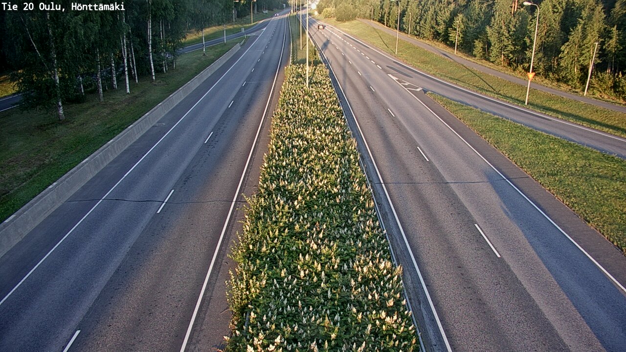 Kelikamerat Kuva Tie 20 Oulu, Hönttämäki, Oulu, Pohjois-Pohjanmaa