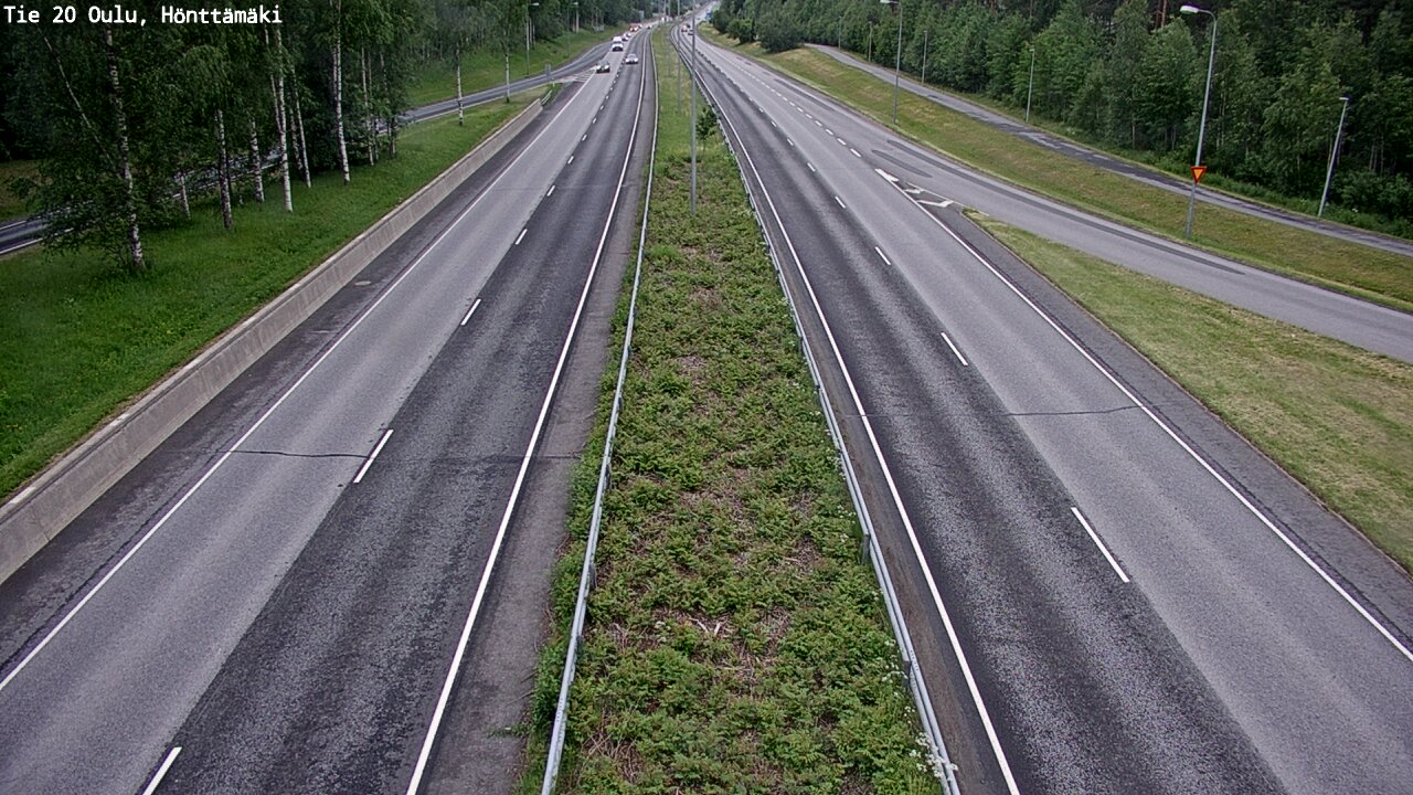 Kelikamerat Kuva Tie 20 Oulu, Hönttämäki, Oulu, Pohjois-Pohjanmaa