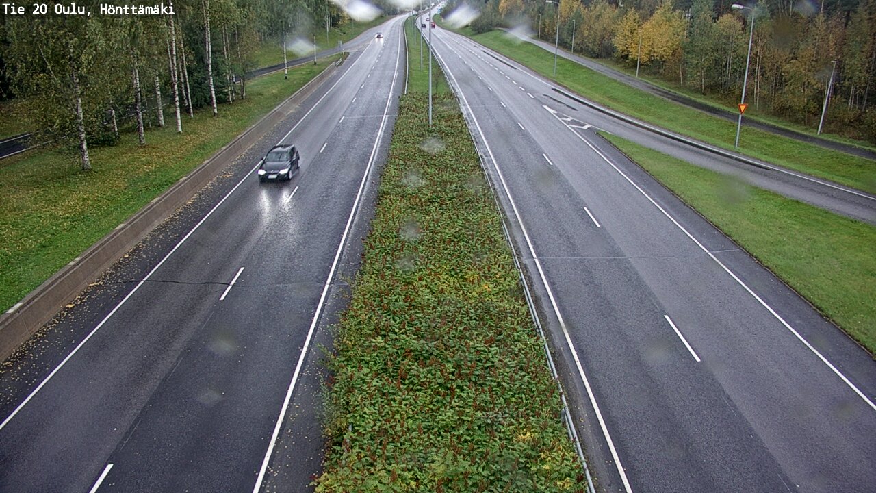 Weather Camera Image Road 20 Oulu, Hönttämäki, Oulu, Pohjois-Pohjanmaa
