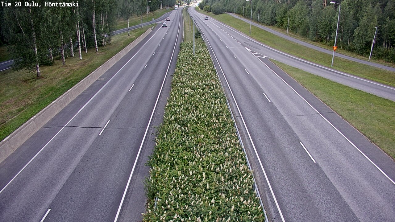 Weather Camera Image Road 20 Oulu, Hönttämäki, Oulu, Pohjois-Pohjanmaa