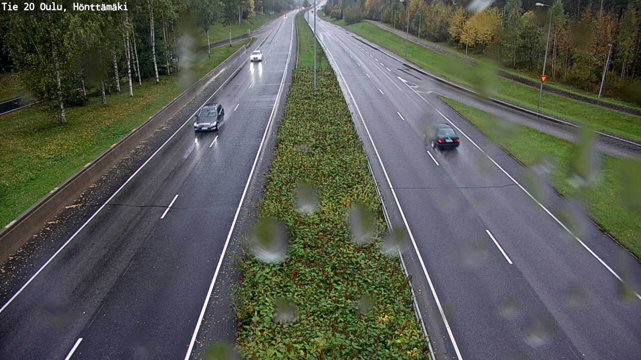 Weather Camera Image Road 20 Oulu, Hönttämäki, Oulu, Pohjois-Pohjanmaa