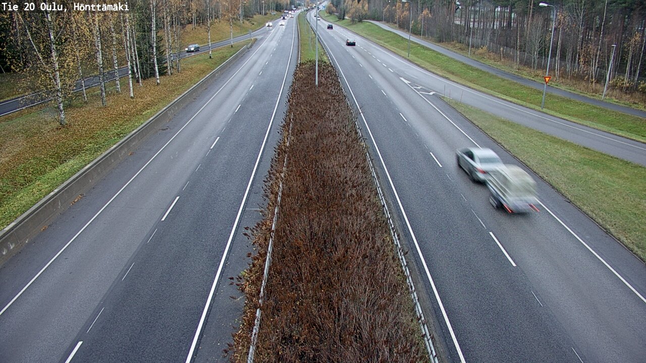 Weather Camera Image Väg 20 Oleåborg, Hönttämäki, Oulu, Pohjois-Pohjanmaa