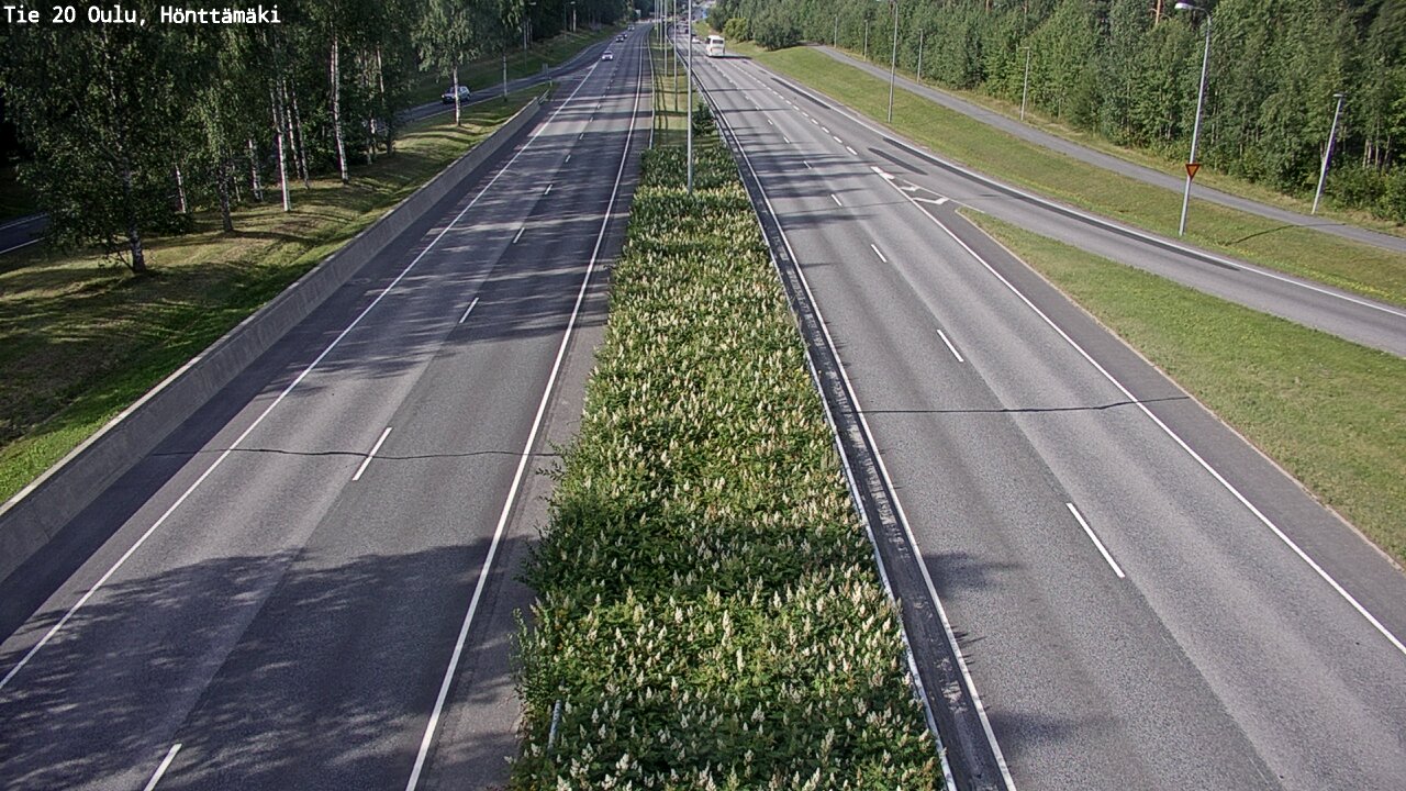 Weather Camera Image Road 20 Oulu, Hönttämäki, Oulu, Pohjois-Pohjanmaa