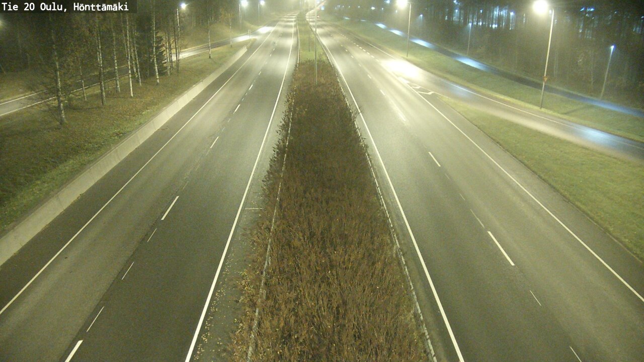 Kelikamerat Kuva Tie 20 Oulu, Hönttämäki, Oulu, Pohjois-Pohjanmaa