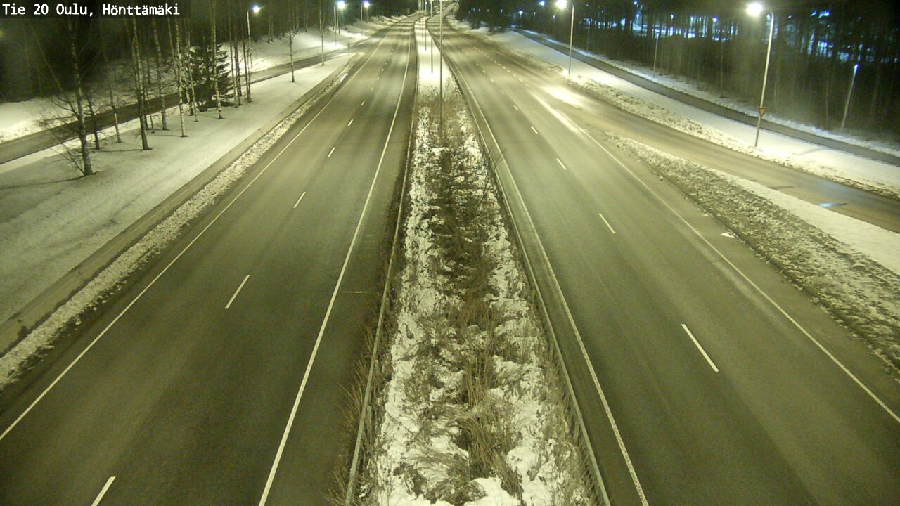 Kelikamerat Kuva Tie 20 Oulu, Hönttämäki, Oulu, Pohjois-Pohjanmaa