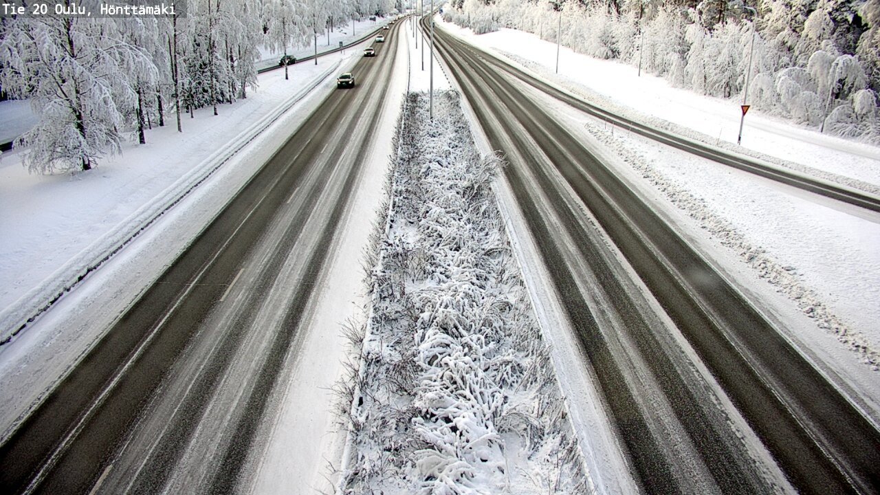 Weather Camera Image Road 20 Oulu, Hönttämäki, Oulu, Pohjois-Pohjanmaa