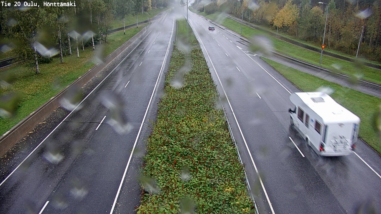 Weather Camera Image Road 20 Oulu, Hönttämäki, Oulu, Pohjois-Pohjanmaa