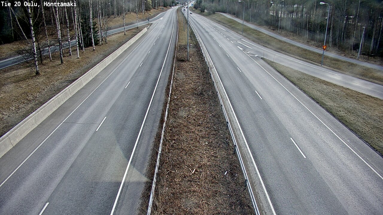 Weather Camera Image Road 20 Oulu, Hönttämäki, Oulu, Pohjois-Pohjanmaa