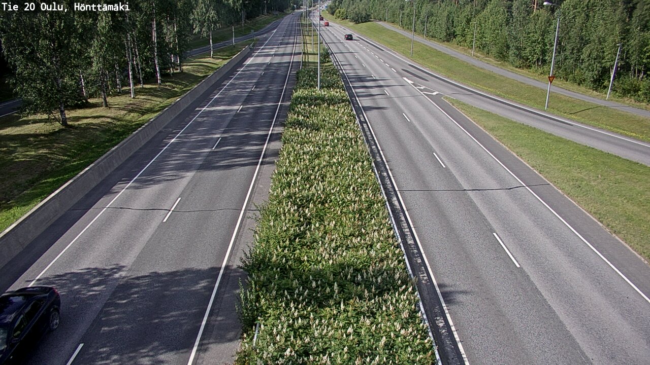 Weather Camera Image Road 20 Oulu, Hönttämäki, Oulu, Pohjois-Pohjanmaa