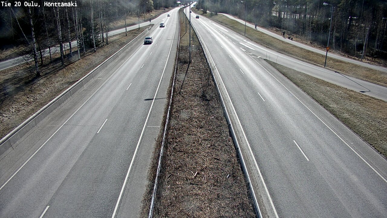 Weather Camera Image Road 20 Oulu, Hönttämäki, Oulu, Pohjois-Pohjanmaa