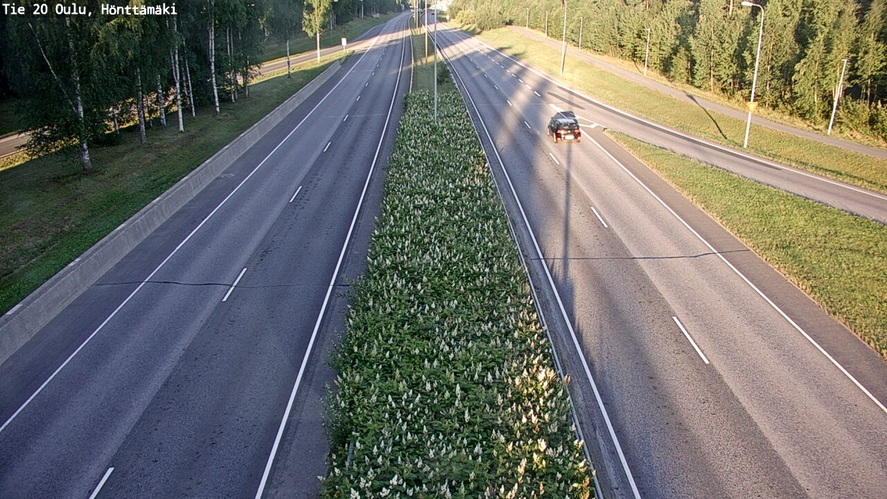 Kelikamerat Kuva Tie 20 Oulu, Hönttämäki, Oulu, Pohjois-Pohjanmaa