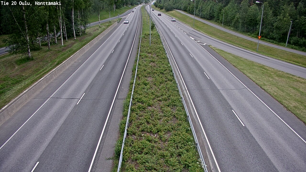 Weather Camera Image Road 20 Oulu, Hönttämäki, Oulu, Pohjois-Pohjanmaa