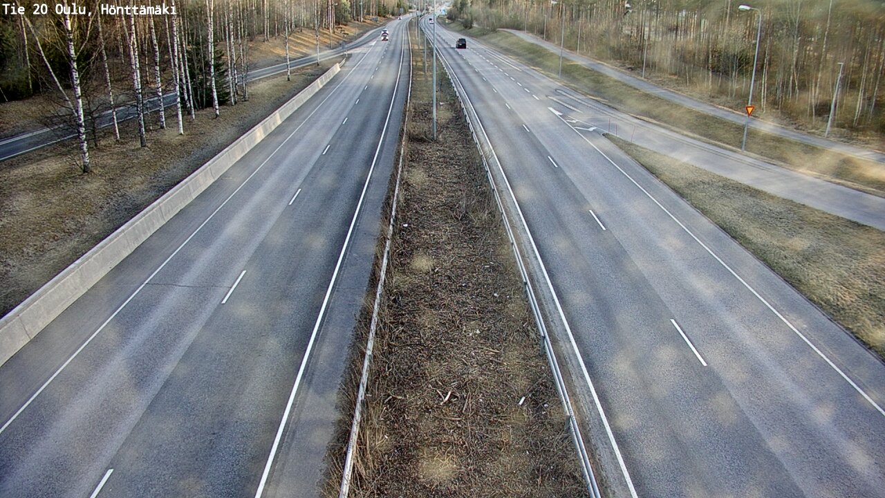 Weather Camera Image Road 20 Oulu, Hönttämäki, Oulu, Pohjois-Pohjanmaa