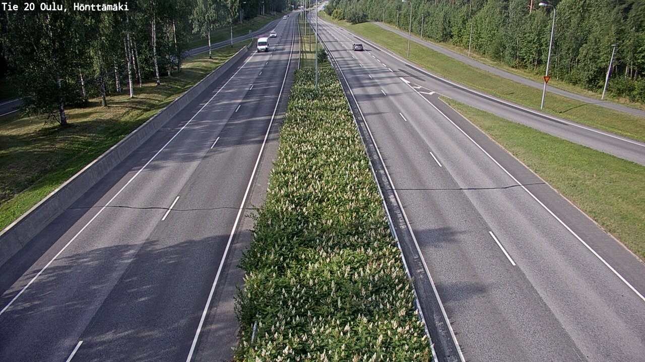 Weather Camera Image Road 20 Oulu, Hönttämäki, Oulu, Pohjois-Pohjanmaa