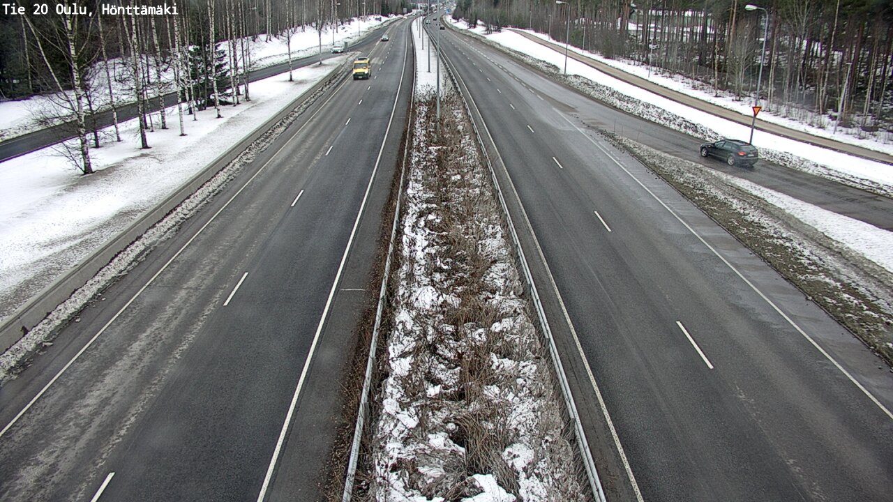 Weather Camera Image Väg 20 Oleåborg, Hönttämäki, Oulu, Pohjois-Pohjanmaa