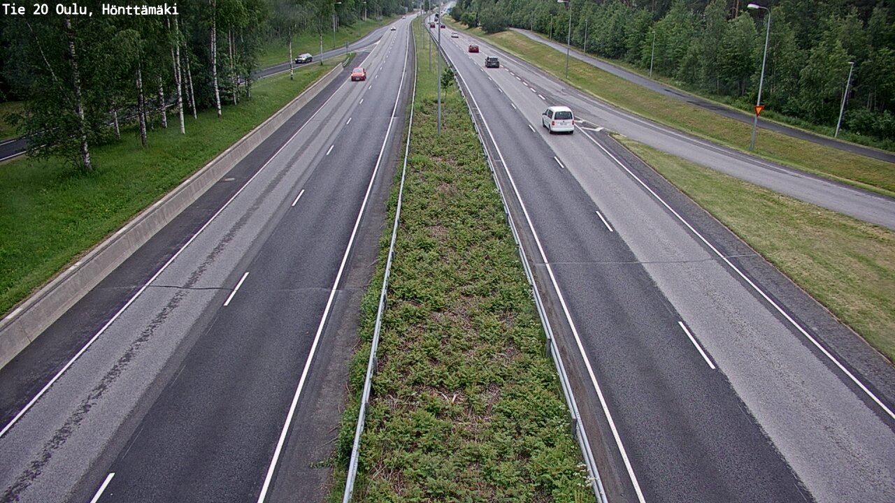 Kelikamerat Kuva Tie 20 Oulu, Hönttämäki, Oulu, Pohjois-Pohjanmaa
