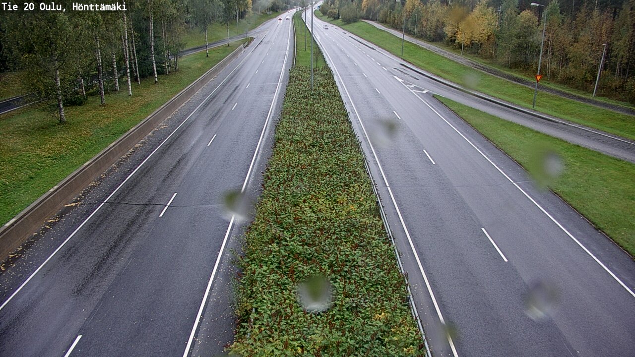 Weather Camera Image Road 20 Oulu, Hönttämäki, Oulu, Pohjois-Pohjanmaa