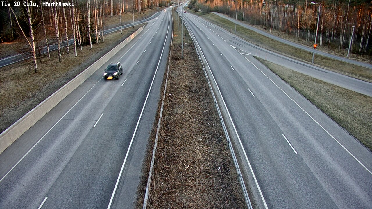 Weather Camera Image Road 20 Oulu, Hönttämäki, Oulu, Pohjois-Pohjanmaa